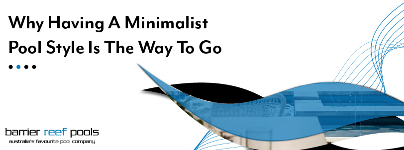 minimalist pool style banner